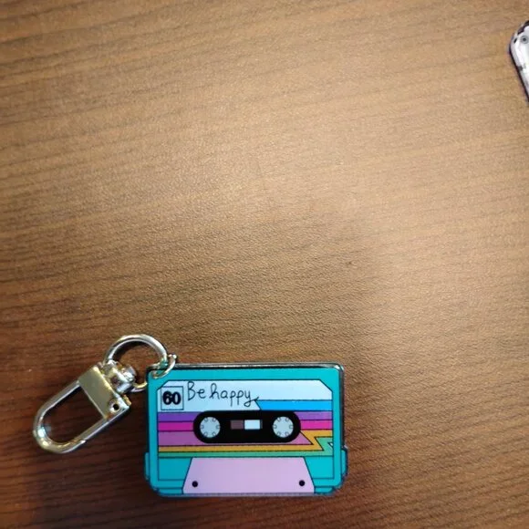 Cassette Tape & Record Keychains/Bag Charms - Picture 9 of 9